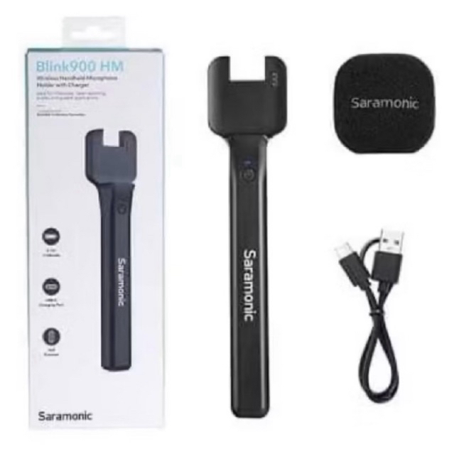 〈 มือสอง 〉Saramonic Blink 900 Wireless Handheld Microphone Holder | ส่งต่อ 400 บาท (มือหนึ่ง 2,690 บ