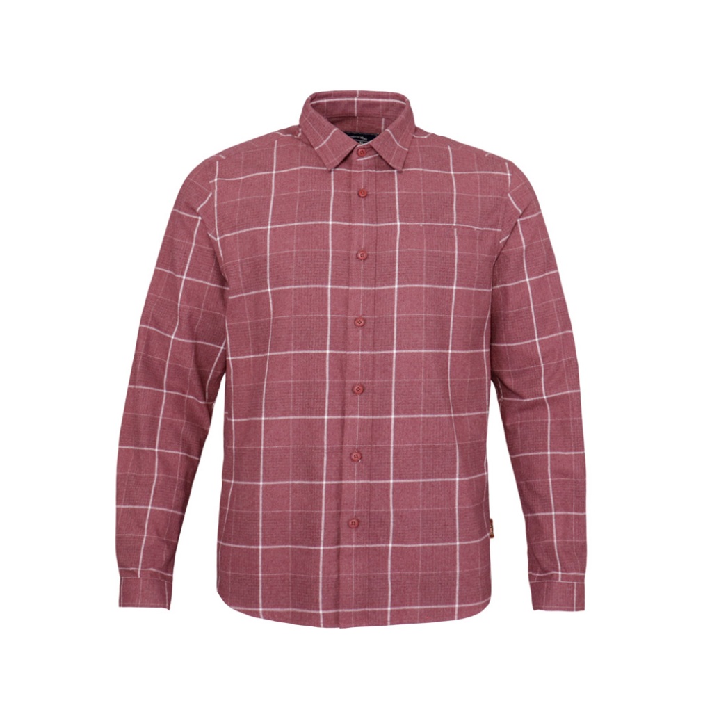 Khaki Bros. - คาคิบรอส - Long Sleeve Shirt - เสื้อเชิ้ตแขนยาว ทรง Regular Fit - KM24S022