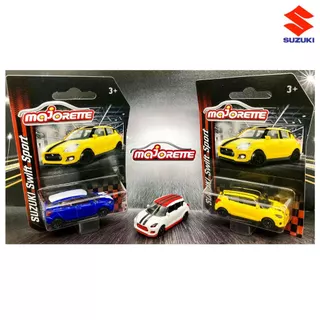รถเหล็ก majorette Suzuki swift sport สเกล1/64 ลิขสิทธิ์แท้ มาจอเร็ต ซูซูกิ สวิฟท์ สปอร์ต เลือกสีได้ MJ53053ST8 #