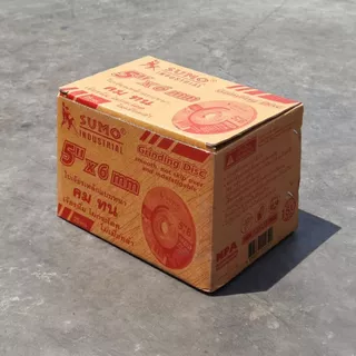 ใบเจียร SUMO 5 นิ้ว 5"x6mm ใบเจียเหล็ก 5 นิ้ว ใบเจียรหนา ซูโม่ ***(กล่อง 25ใบ)*** SB+