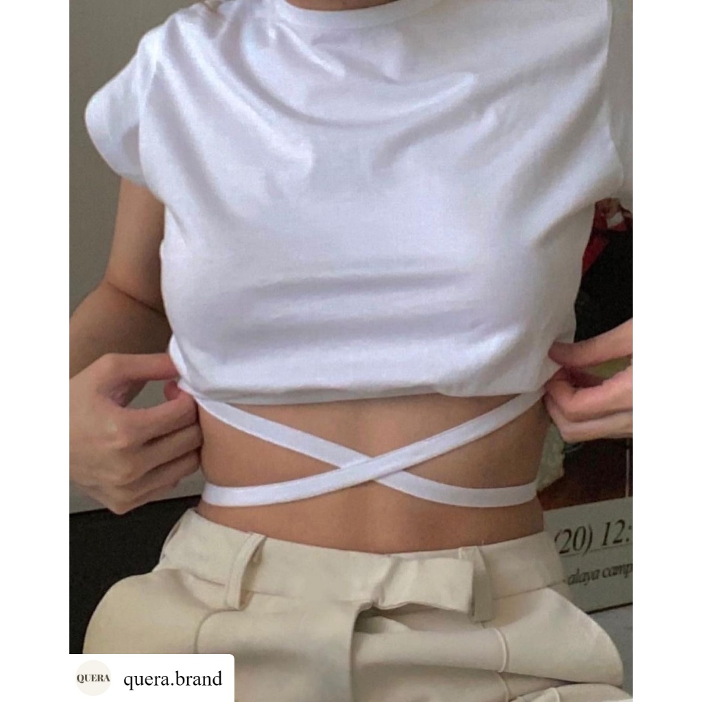 - QUERA Ellen Tie Top - เอเลนทายท้อป