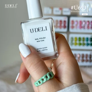 สีทาเล็บกึ่งเจล U-DELI 16ml (ไม่อบ) Vegan Nail Polish White Tone ขาวมุก ขาวผู้ดี สีสวยเงางาม Group