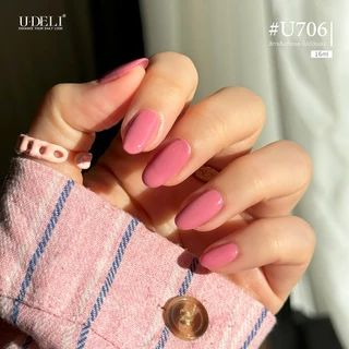 สีทาเล็บกึ่งเจล ไม่อบ U-DELI Vegan Nail Polish 16ml สีหวานละมุน ไร้กลิ่นฉุน เล็บไม่เหลืองบาง Group