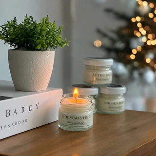 [100% organic soy wax scented candle 30 ml] เทียนหอมผลิตจากไขถั่วเหลืองออแกนิกแท้ 100% ขนาด 30 ML