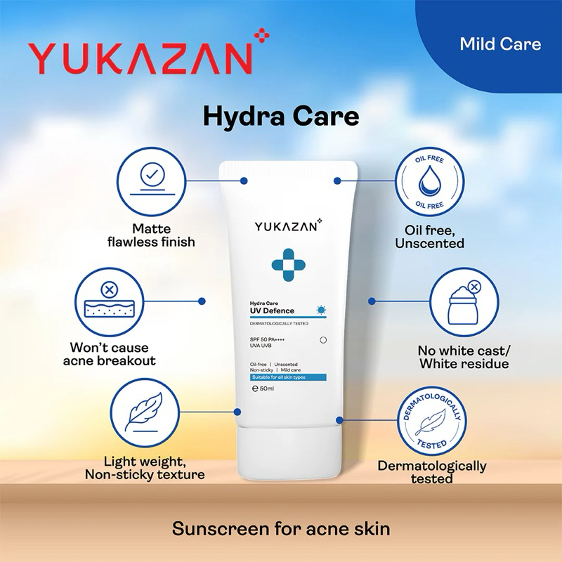 Yukazan Hydra Care UV Defence 50ml แท้💯
