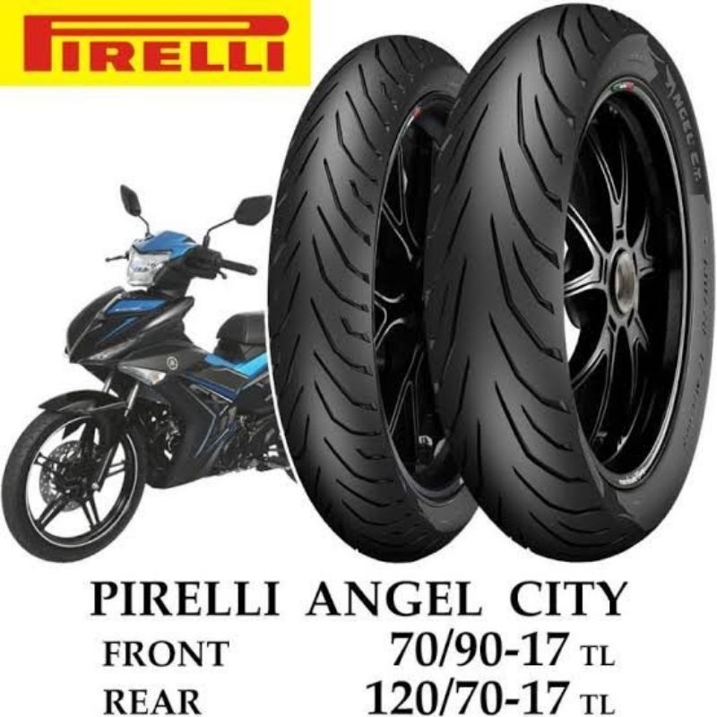 ยางexciter ยาง PIRELLI ANGEL CITY. ROSSO SPORT  สำหรับ EXCITER 150
