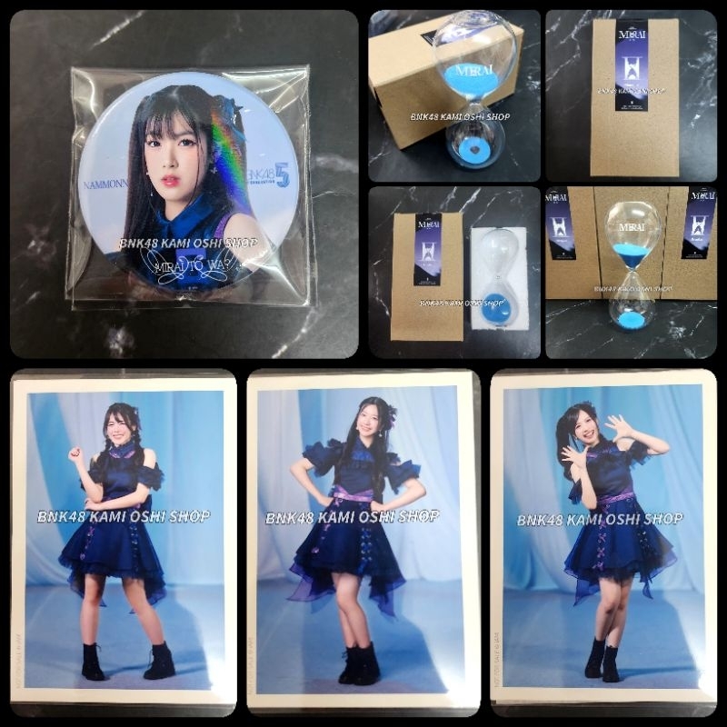รูปเข้างาน + เข็มกลัด Mirai to wa นาฬิกาทราย รุ่น 5 bnk48 5th generation แอคพิเศษ photoset