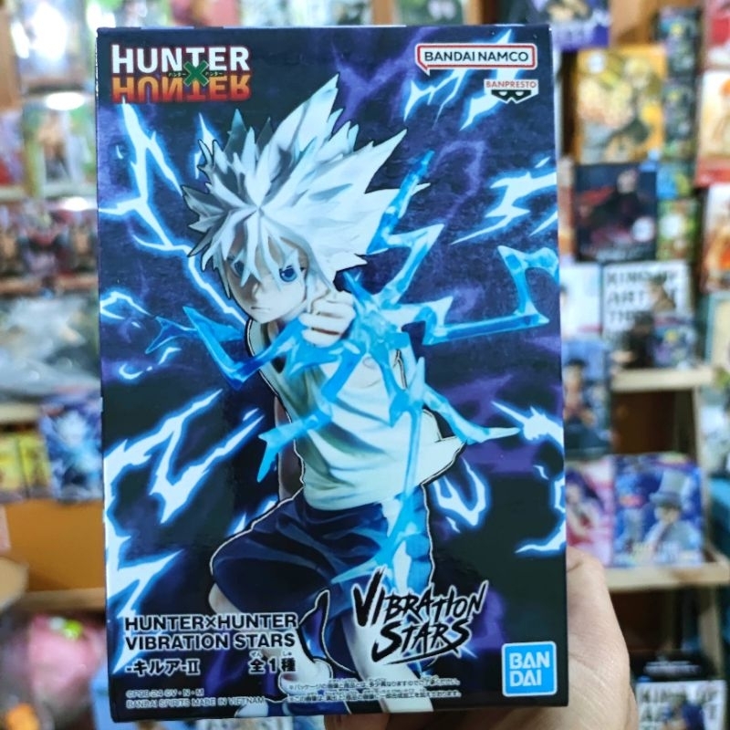 ลิขสิทธิ์แท้ คิลัวร์ ฮันเตอร์Xฮันเตอร์ vol.2 VIBRATION STARS:Killuar HUNTERxHUNTER BANDAI FIGURE โมเดลฟิกเกอร์ พร้อมส่ง