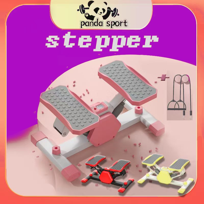 สเต็ปเปอร์ V-shape stepper เครื่องเหยียบออกกำลังกาย พร้อมเชือกดึง เครื่องออกกำลังกาย เครื่องบริหารต้นขา ออ