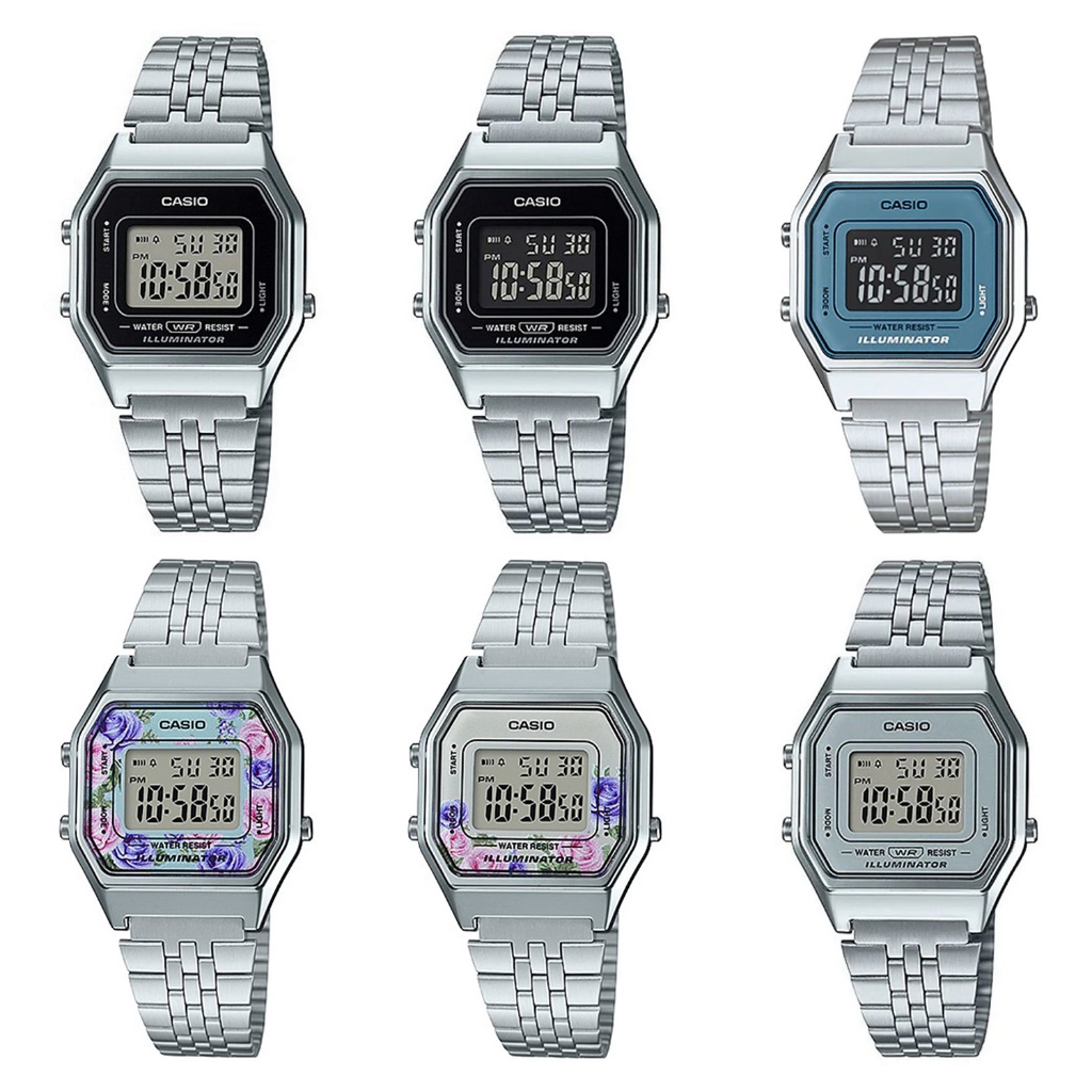 Casio Standard นาฬิกาข้อมือผู้หญิง รุ่น LA680,LA680WA,(LA680WA-2B,LA680WA-4C)