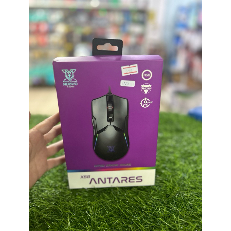 เม้าส์สาย nubwo x58 anitares rgb macro