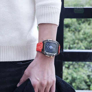 เคส พร้อมสาย TPU สําหรับ iWatch Ultra 10 band for iWatch Series 11 10 9 8 7 6 5 ขนาด 40.41 .44.45 .49.46มม. For watch