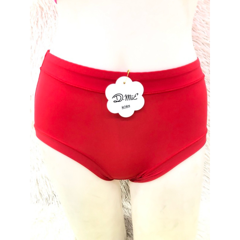 D-MIIE กางเกงในผ้าลื่น(#808) ผ้าสเปนเด็กซ์ รุ่นเบิ้นขอบ