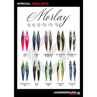 เหยื่อจิ๊ก UNDERGROUND รุ่น Morlay 40/60/80 G