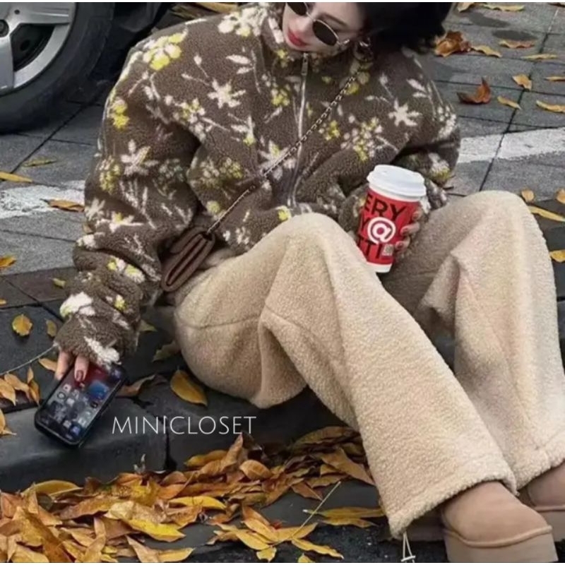 เสื้อขนแกะ​ เสื้อกันหนาว​ ใส่เที่ยว​ มี​ 2 สี - รูปที่ 2