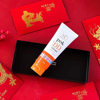 POK DD CREAM พอกดีดี กันน้ำกันเหงื่อ99% กันแดดSPF50 แตกตัวเป็นน้ำเกลี่ยง่าย ไม่ติดขน ไม่วอกไม่เทา พอกผิวกายขนาด 100 กรัม