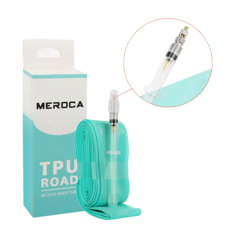 ยางใน ยางในเบา  Meroca TPU ยางในจักรยานเสือหมอบ 700C 23-32C 45/65/80mm จุ๊ปเล็ก