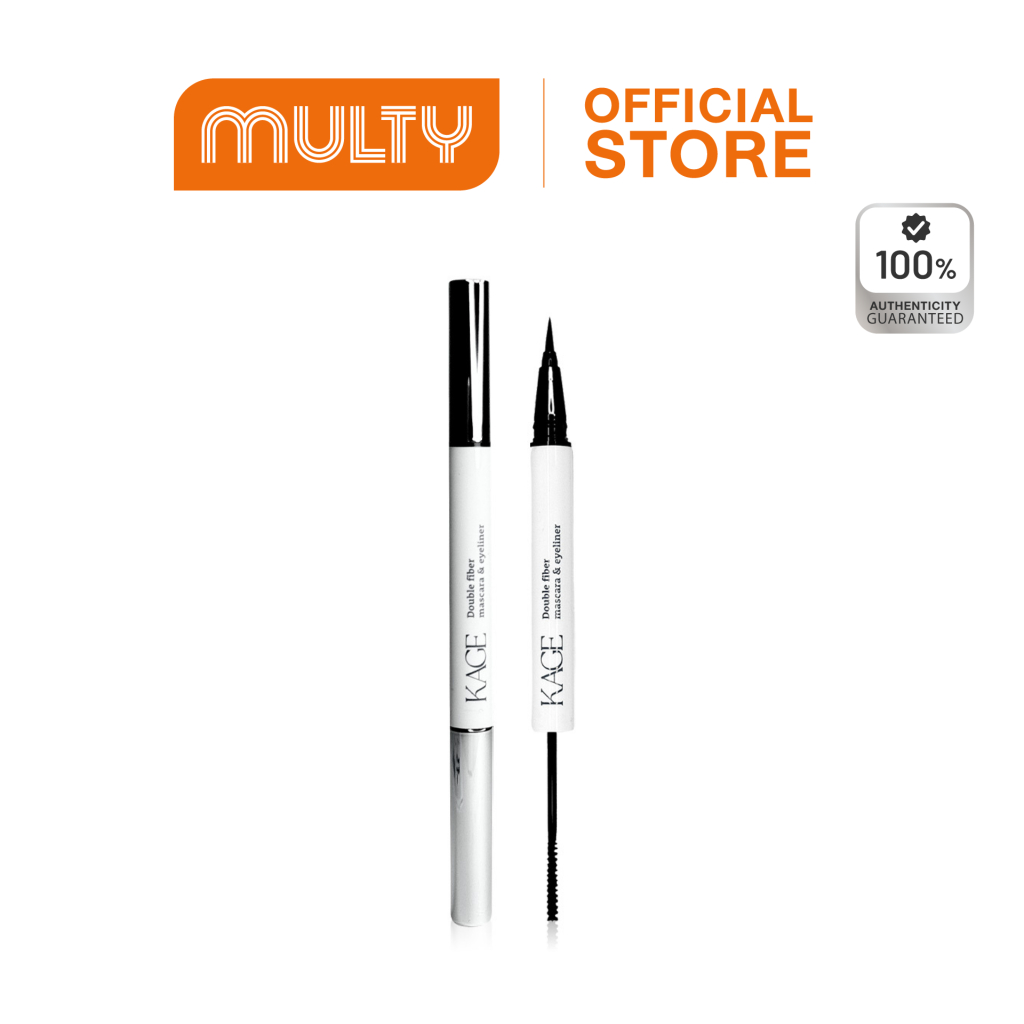 Kage Double Fiber Mascara & Eyeliner 2.7 g. มาสคาร่า