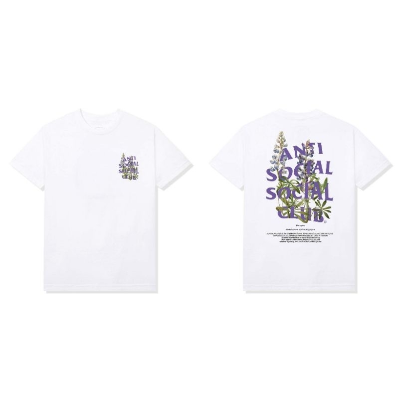 [ ของแท้ ] เสื้อ Anti social social club ASSC Lupine tee  ของใหม่ ลายใหม่ ( พร้อมส่ง )