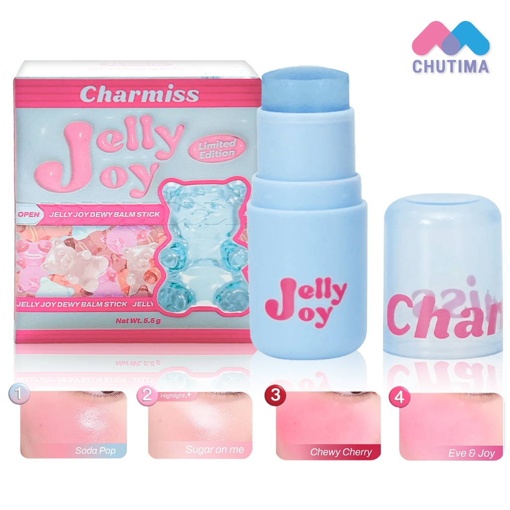 ชาร์มิส บลัชเจล เนื้อเจลลี่ Charmiss Jelly Joy Dewy / Water Tint Stick 5.5 g.