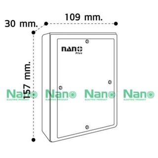 แผงไฟ Nano Plus NNP แผงไฟฟ้าพลาสติก แผงพลาสติก แผงไฟ สีขาว 301W-NNP 302W-NNP 303W-NNP 304W-NNP