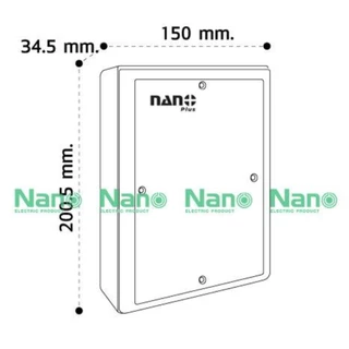 แผงไฟ Nano Plus NNP แผงไฟฟ้าพลาสติก แผงพลาสติก แผงไฟ สีขาว 301W-NNP 302W-NNP 303W-NNP 304W-NNP