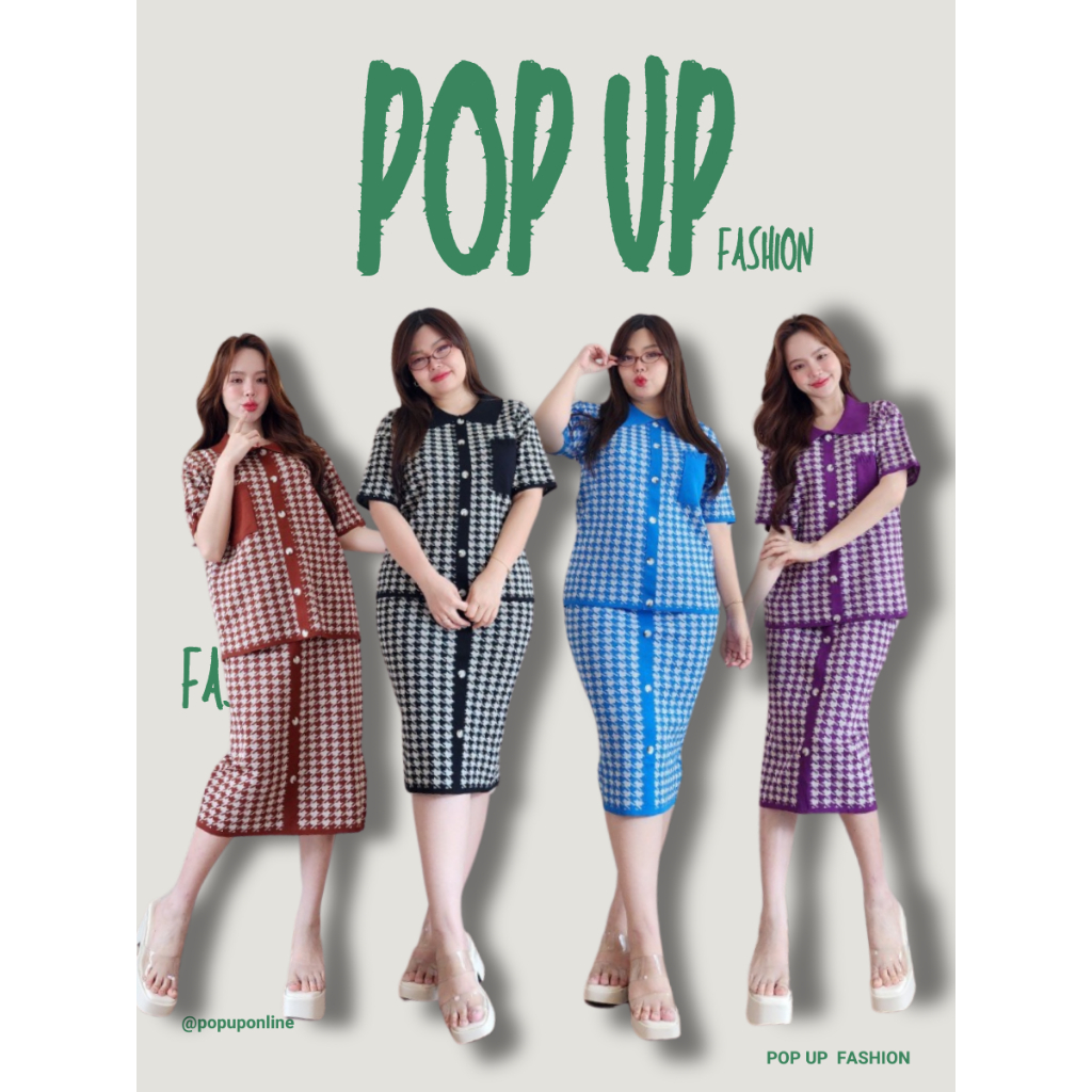 POP UP เซ็ตไหมพรมสุดน่ารัก สำหรับสาวอวบและสาวตัวเล็ก ใส่ได้ หุ่นไหนก็เอาอยู่ มาเพิ่มลุคชิคๆ ได้ทุกวัน