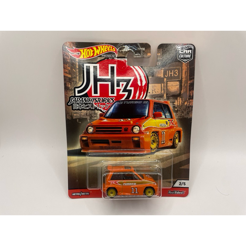 ฮอทวีล HOTWHEELS PREMIUM ‘85 HONDA CITY TURBO II @JH3 JAPANHISTORICS