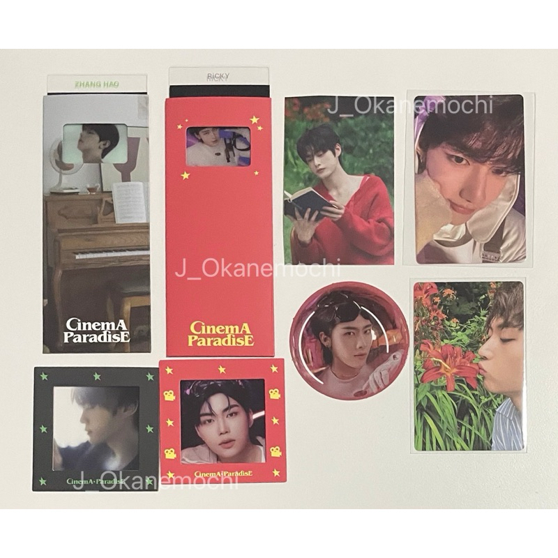 พร้อมส่ง ของในอัลบั้ม ZEROBASEONE ZB1 The 4th Mini Album CINEMA PARADISE การ์ด pc photocard film sti