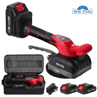 MOLITA เครื่องดูดสั่นกระเบื้องไร้สาย 68V แบตเตอรี่ 2 ก้อน ติดกระเบื้อง ปูกระเบื้อง ดูดกระเบื้อง ปรับความเร็ว 5 ระดับ