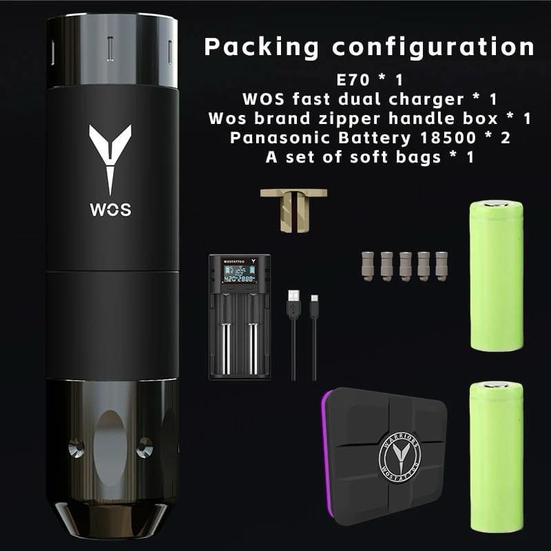 WOS E70 Pro push นวัตกรรมใหม่ของเครื่องสัก