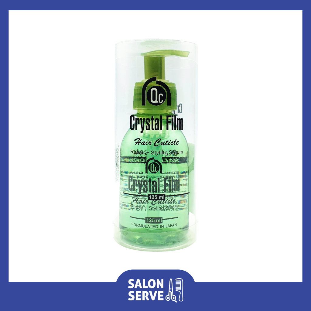 QC Crystal Film เซรั่มบำรุงผม 125ml แฮร์เซรั่ม ผลิตภัณฑ์บำรุงผมสำหรับผมแห้งเสีย แตกปลาย