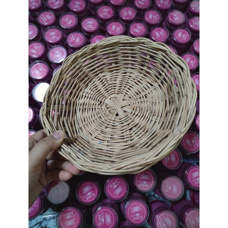 ตะกร้าสานด้วยมือ (บ าชิทอง)ฝีมือจากชาวบ้าน งานสวยราคาถูก