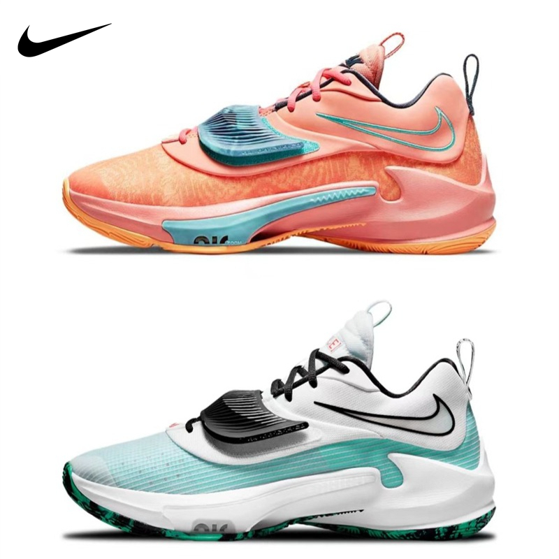 【💯  เคาน์เตอร์ของแท้】Nike ZOOM FREAK 3 รองเท้าบาสเกตบอล