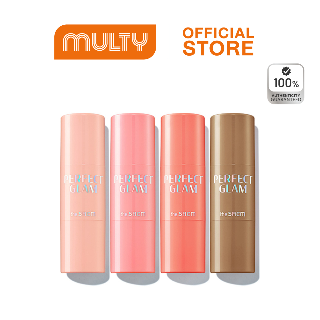 Multy The Saem Perfect Glam Stick Blusher