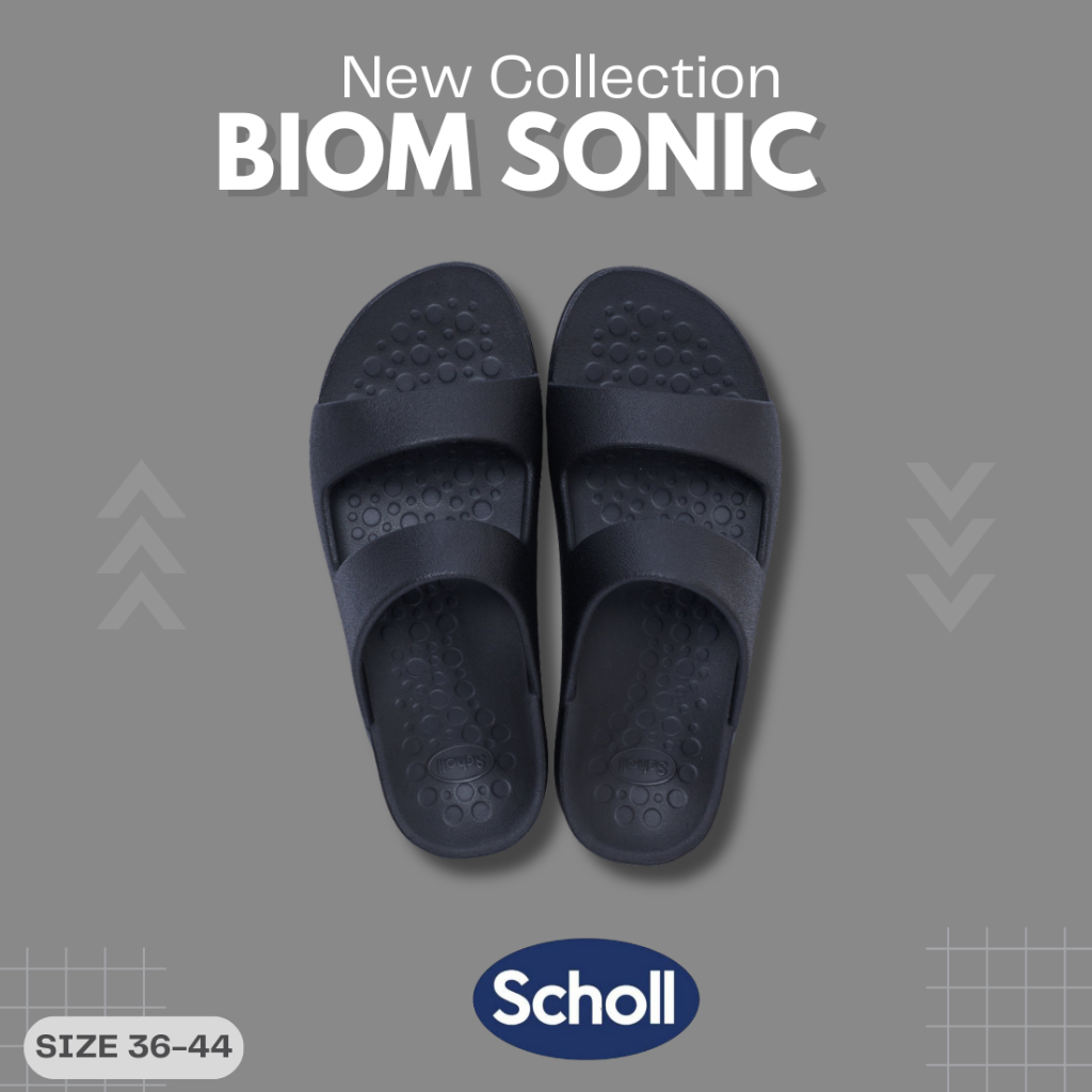 รองเท้าแตะเพื่อสุขภาพ ทั้งหญิงและชาย Unisex สกอลล์ แบบสวม รุ่น Biom Sonic B415 ไซส์ 36-44