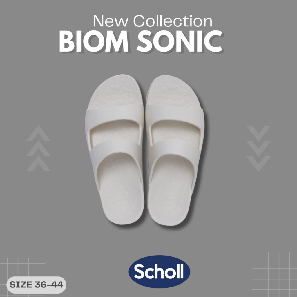 รองเท้าแตะเพื่อสุขภาพ ทั้งหญิงและชาย Unisex สกอลล์ แบบสวม รุ่น Biom Sonic B415 ไซส์ 36-44