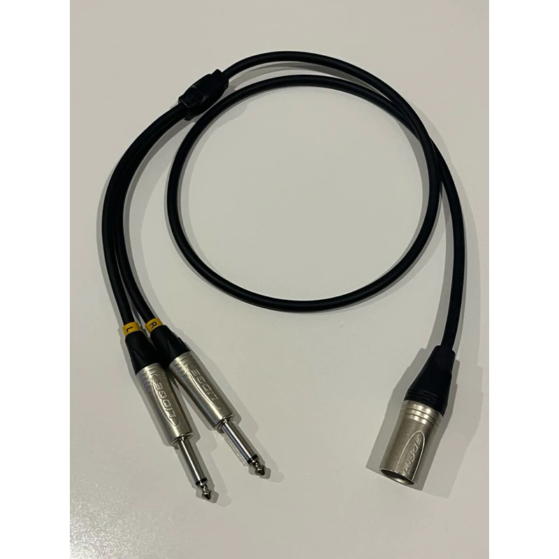 สายy xlrผู้1-ts L/R วายแบบstereo/แบบโมโน เสียบช่องsterreoเท่านั้น สเตอริโอของDynacomหัวของLidge