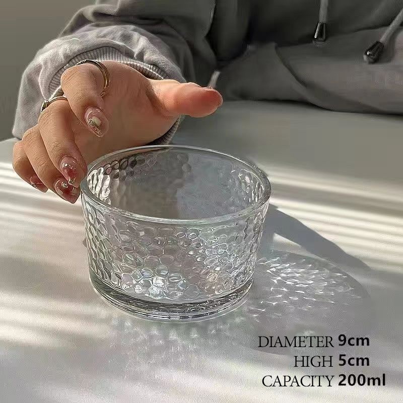 【พร้อมส่ง】แก้ว ถ้วยแก้ว จานผลไม้แก้ว ชามโยเกิร์ต ของว่างขนม 🍨ice cream - รูปที่ 7