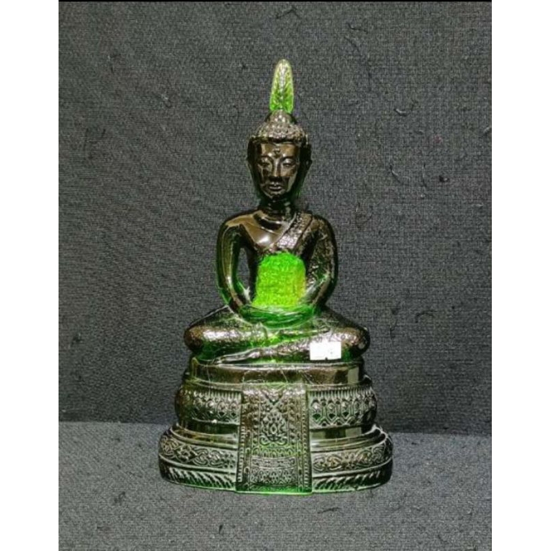 No. T/4 หน้าใหญ่ พระบูชา พระแก้วมรกต 25 พุทธศตวรรษ ปี พ.ศ.2500 (บล็อกหน้าใหญ่หน้าอินเดีย) พระแก้วมรก