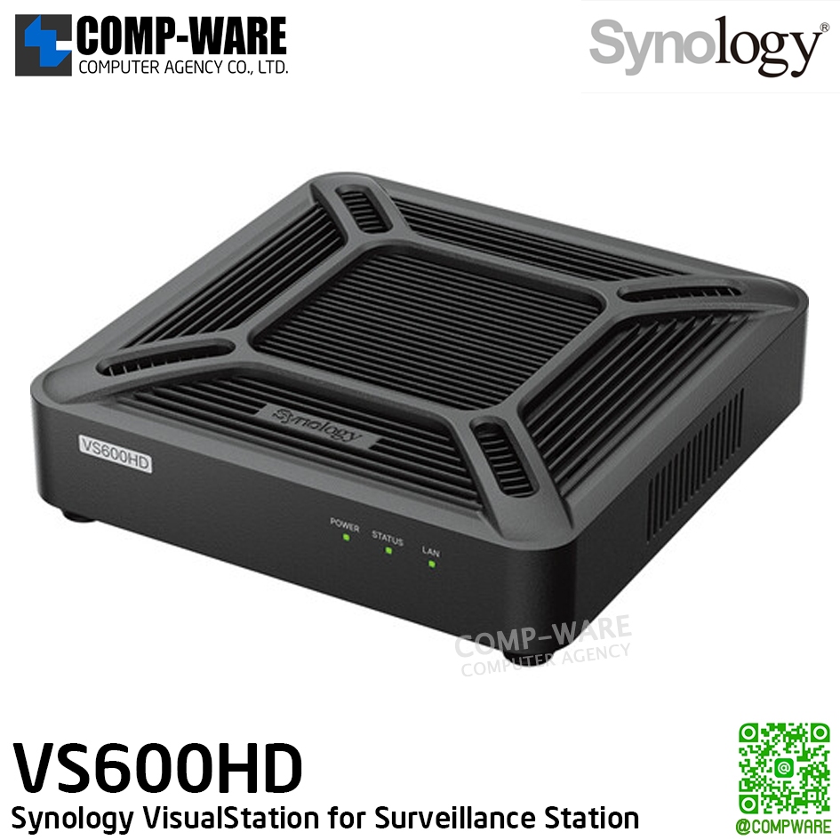 Synology VisualStation VS600HD for Surveillance Station / 2xHDMI / 2xUSB3.2 Gen1 / 1x1GbE RJ-45 / 3Y