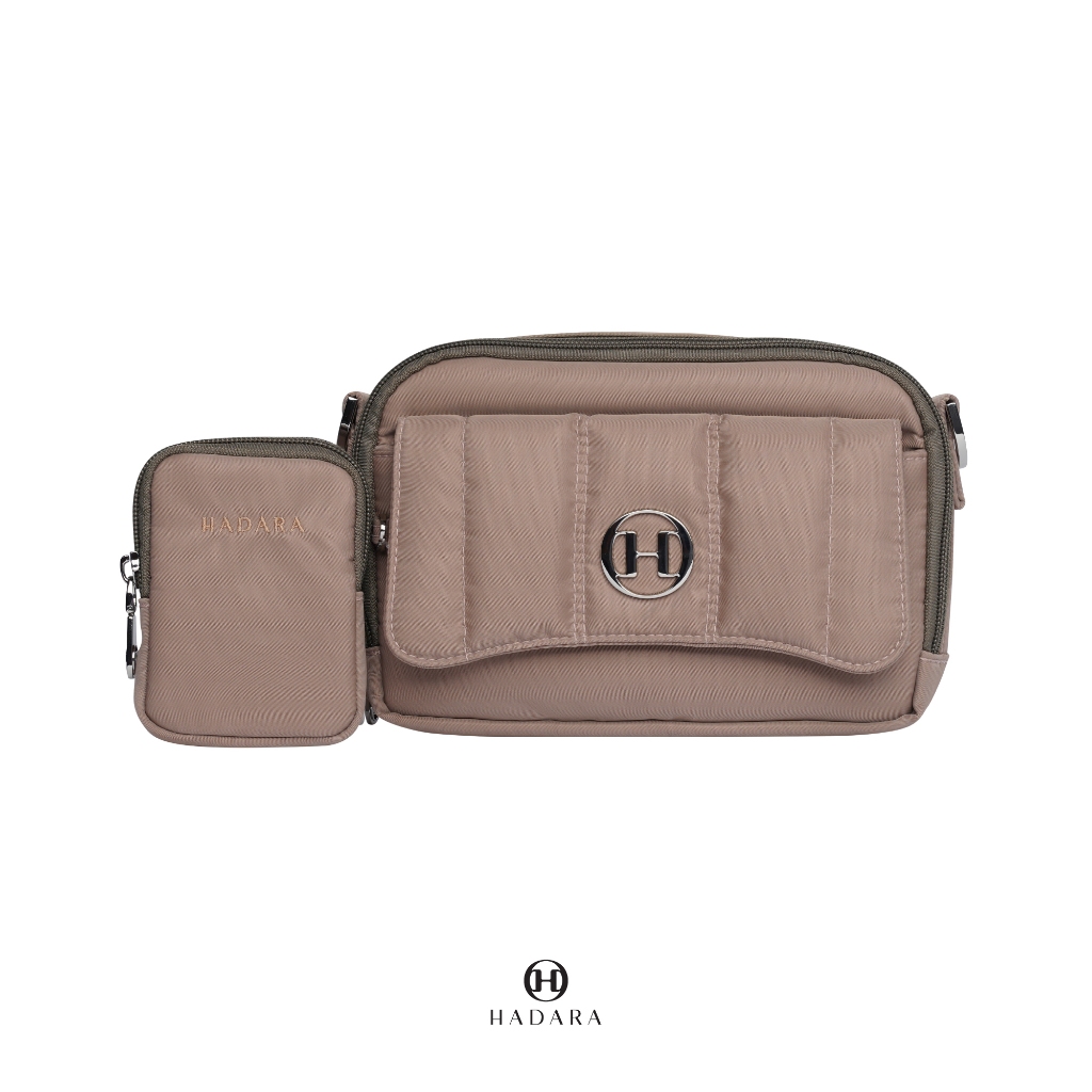 Hadara Classic Wallet 3 กระเป๋าสตางค์ เรียบหรู มีสายสะพายให้ ช่องจัดเก็บ 20 ช่อง