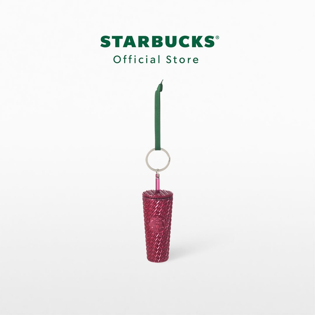 Starbucks Chained Magenta Ornament เครื่องประดับตกแต่งสตาร์บัคส์ A11161595