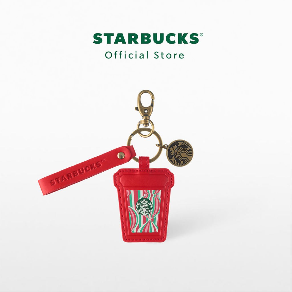 Starbucks Holiday FY24 Red Cup Keychain พวงกุญแจสตาร์บัคส์ A11162266
