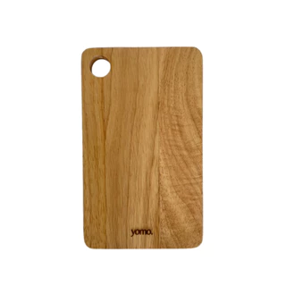 YM002 เขียงเหลี่ยมไม้จริง โยโม มีรูสำหรับแขวน น้ำหนักเบา พกพาสะดวก YOMO Rectangular Cutting Board