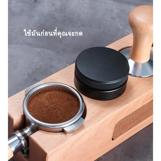 เครื่องจ่ายผง Coffee Tamper เเทมเปอร์ ที่กดกาแฟมาการอง 51/58 mm ที่อัดกาแฟเครื่องชงกาแฟสด ทมเปอร์มาการอง ที่กดกาแฟ