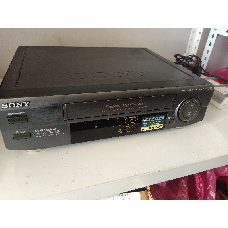 เครื่องเล่นวีดีโอ Sony VDO VHS ระบบMono ใช้งานได้ปกติ