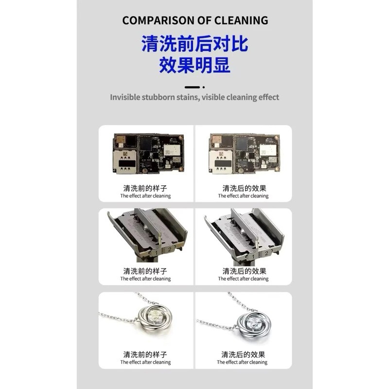 Mechanic RS180 MAX โทรศัพท์มือถือกล้องด้านหลังทําความสะอาดตัวทําละลายบางเครื่องทําความสะอาดกล้องด้านหลัง 500ML 1000ML กล
