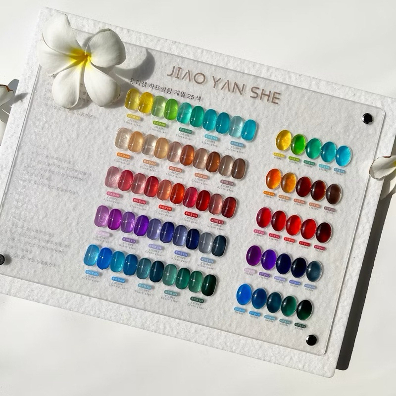 พร้อมส่ง JYS  25 สี สีเจลไซรัป  สีลูกกวาด 12ml. สีสวยสุดๆ สีลูกกวาด ชัดโดนใจ