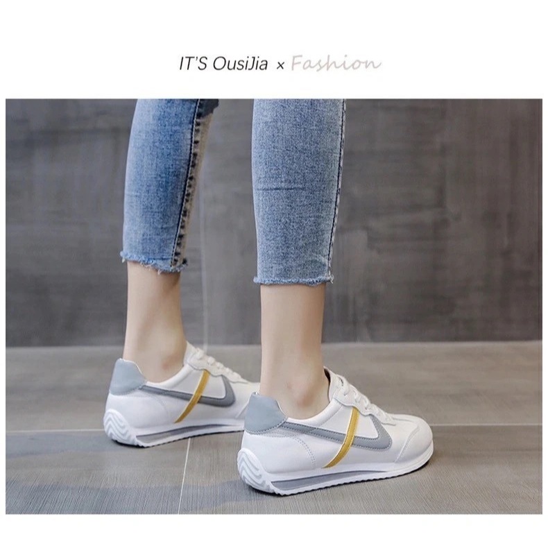 รองเท้าผ้าใบ ข้อสั้นพร้อมส่ง ดีไซน์สวยเก๋ เหมาะกับทุกสไตล์ TP456